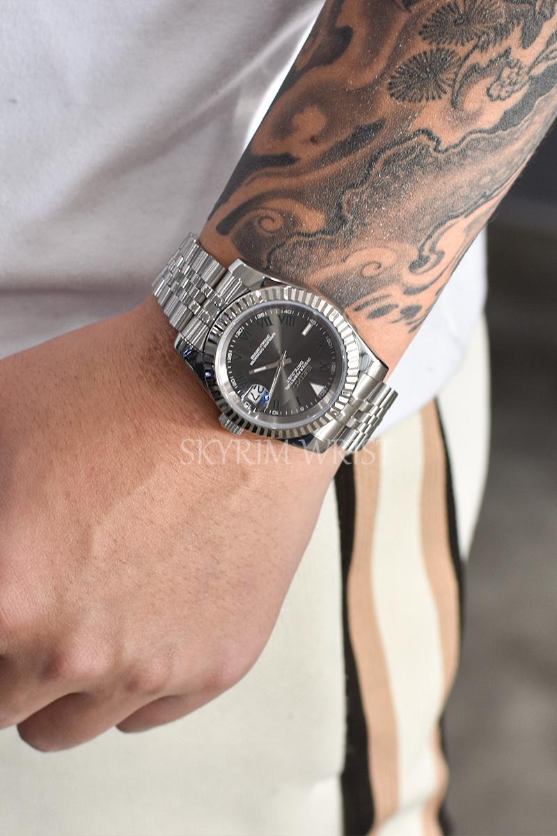 Mod Datejust Wimbledon Gray - SKYRIM WRIST