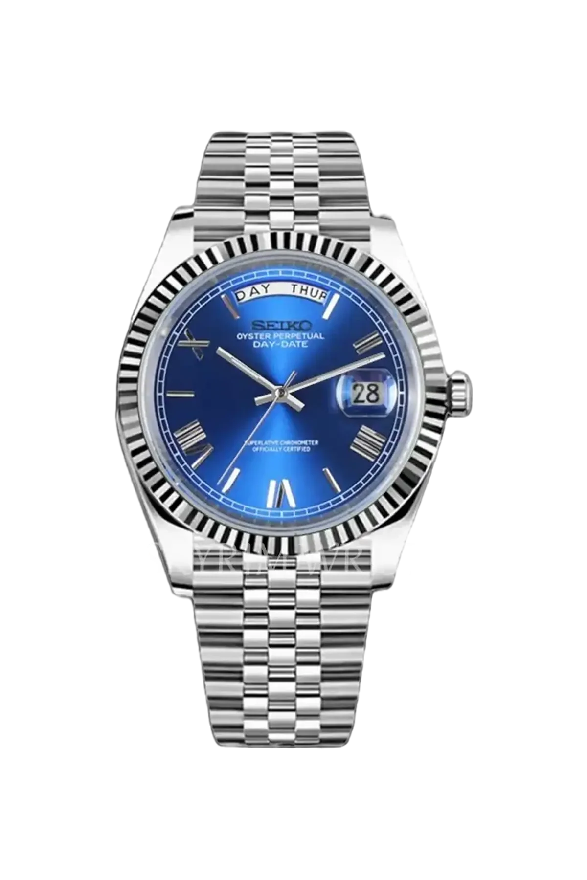 Mod Day-Date Blue - SKYRIM WRIST