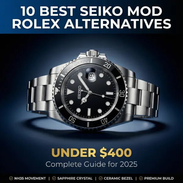 10 Best Seiko Mod Rolex Alternatives Under $500 for 2025