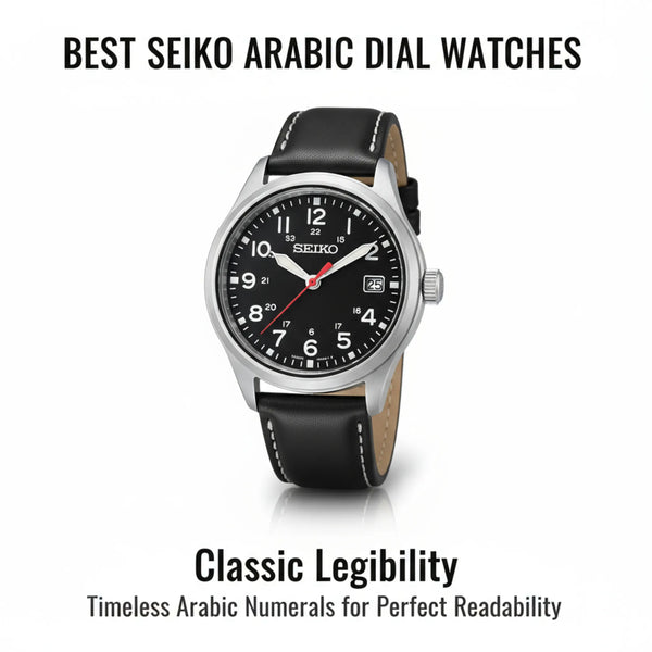 Top 5 Best Seiko Arabic Dial Watches