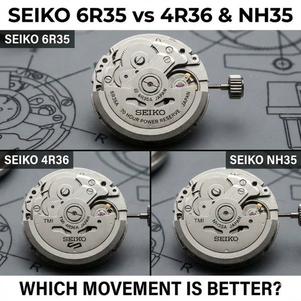 Seiko 6R35 vs 4R36 & NH35: Which Movement Is Better?
