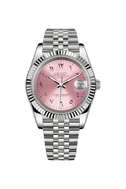 Mod Datejust Arabic Pink
