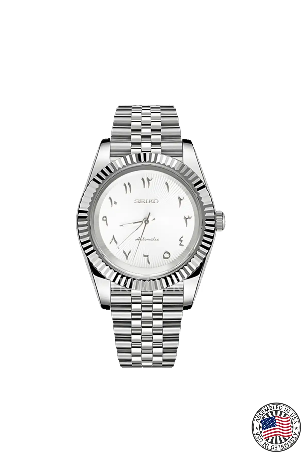 Mod Datejust Arabic White by SKYRIM SEIKOMOD
