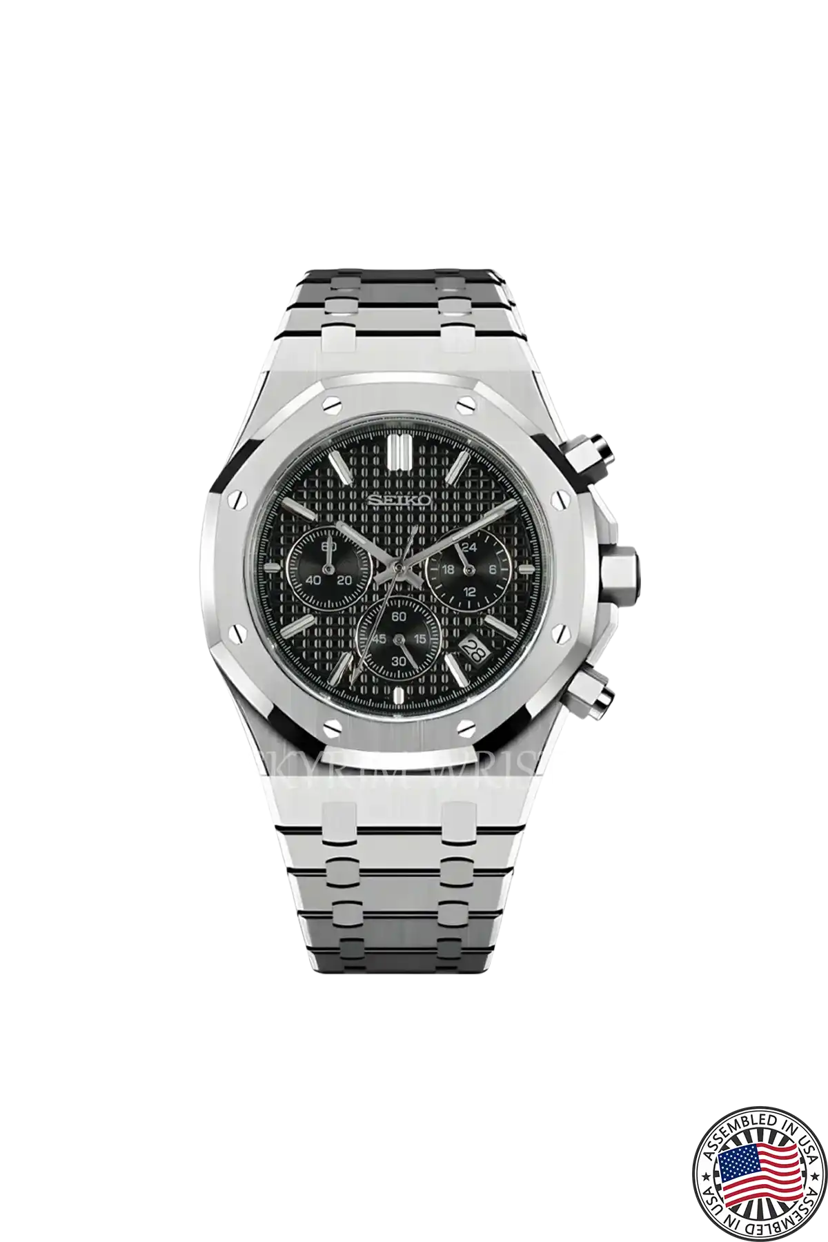 Mod Royal Oak Black Chronograph by SKYRIM SEIKOMOD